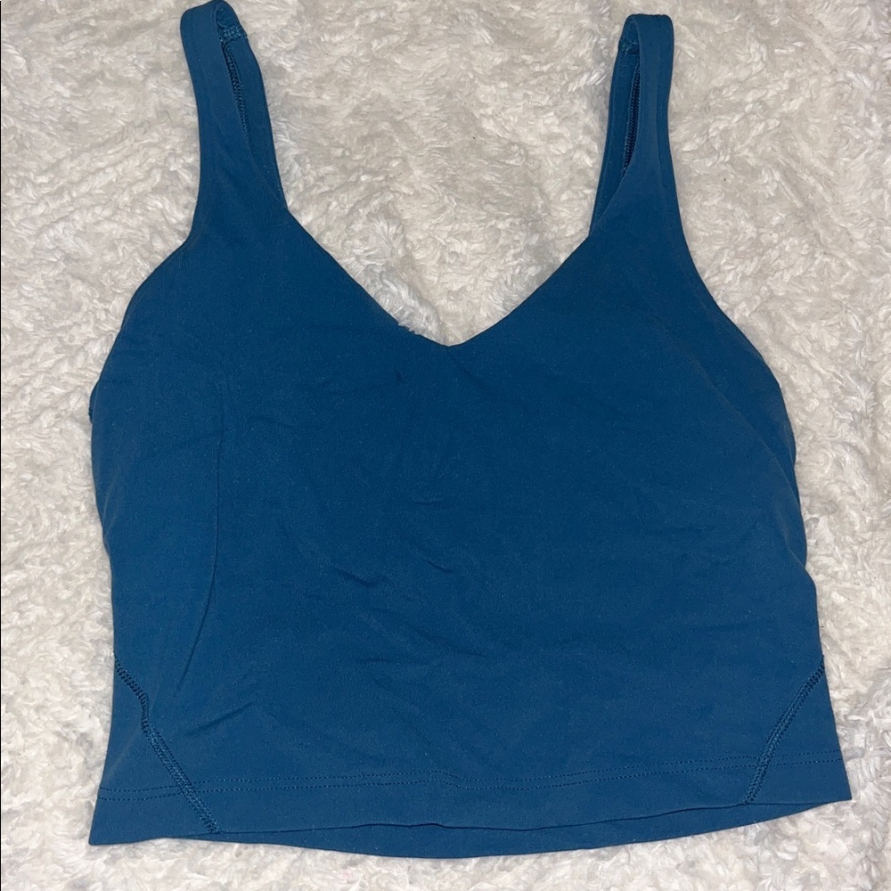 Lululemon blue align tank size 0